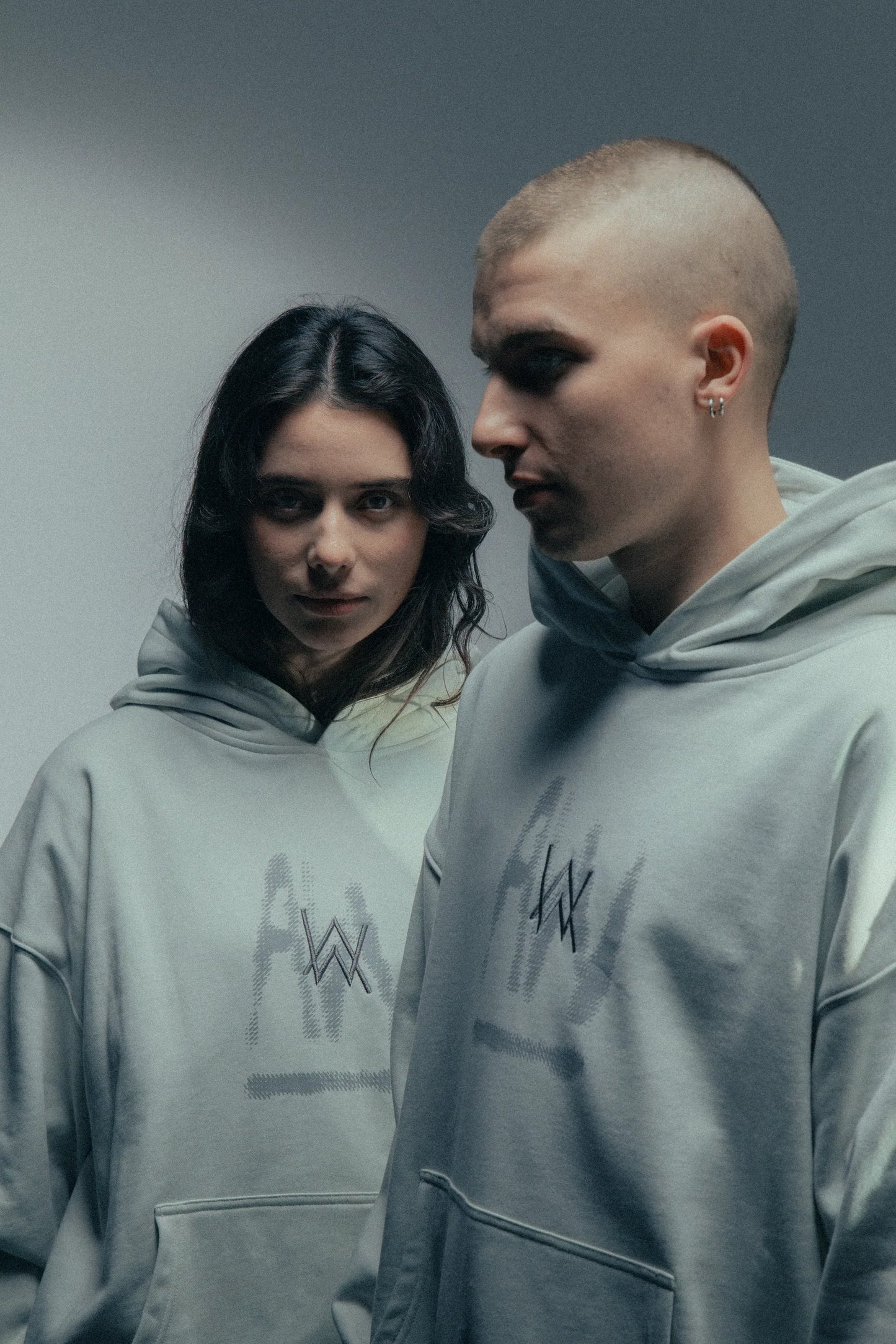 Faded Graffiti Hoodie (Off white)