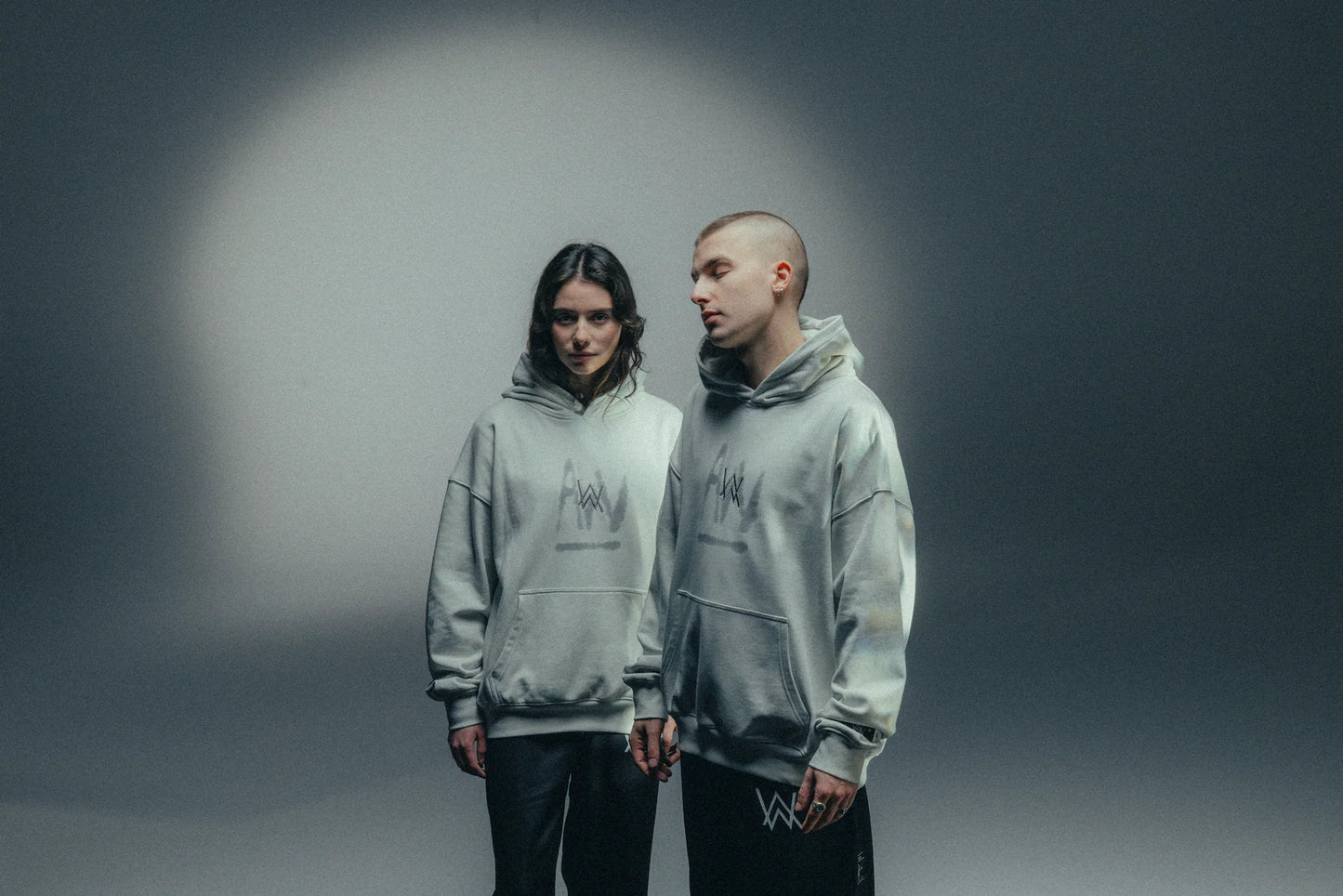 Faded Graffiti Hoodie (Off white)