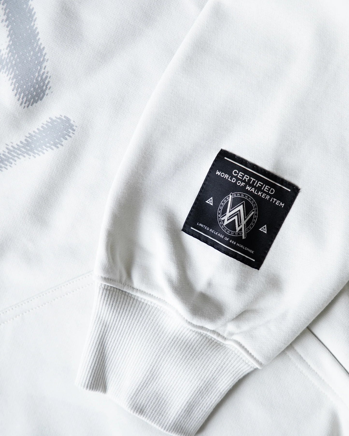 Faded Graffiti Hoodie (Off white)