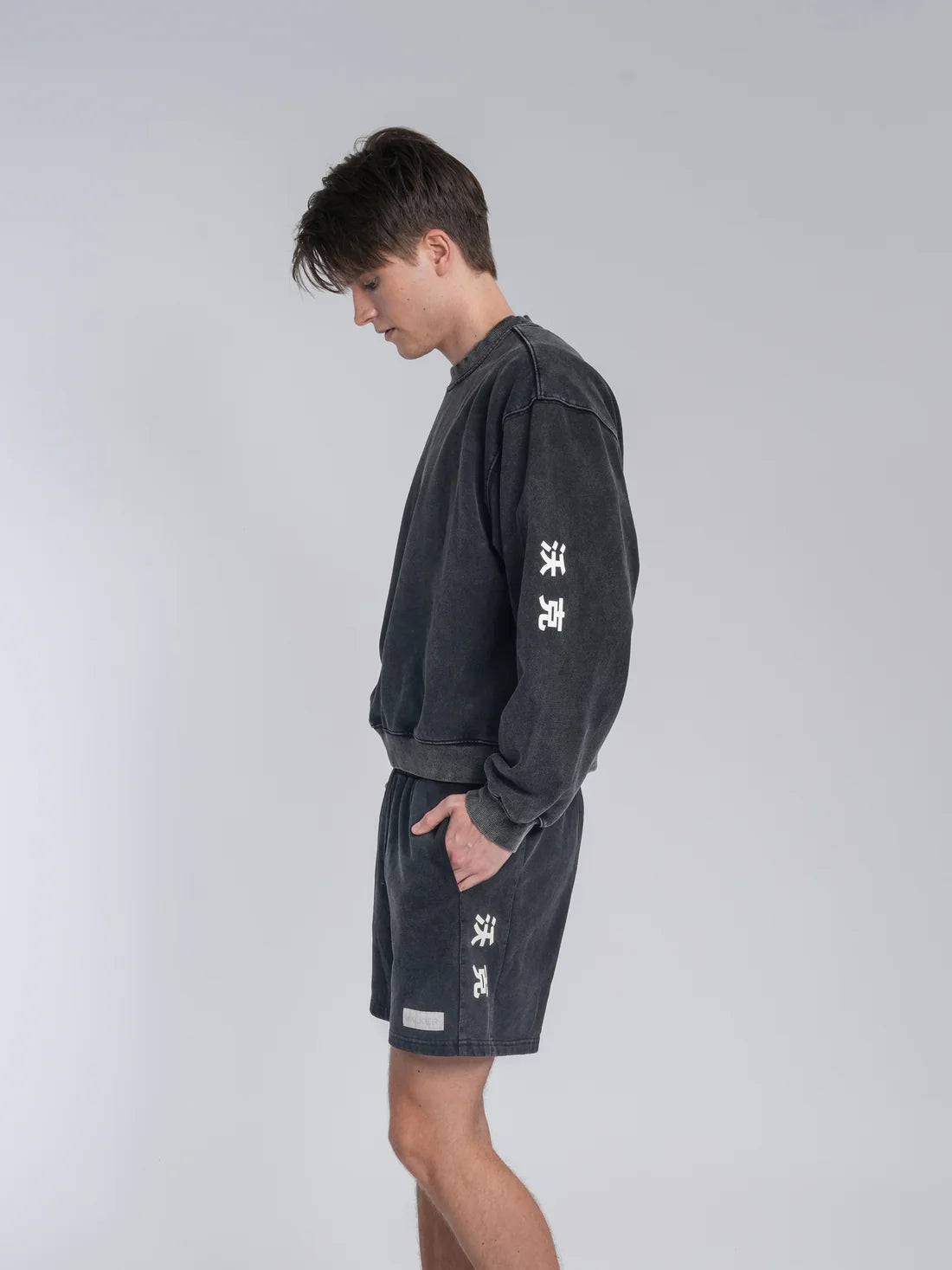 Crew Washed Logo Sweatshirt