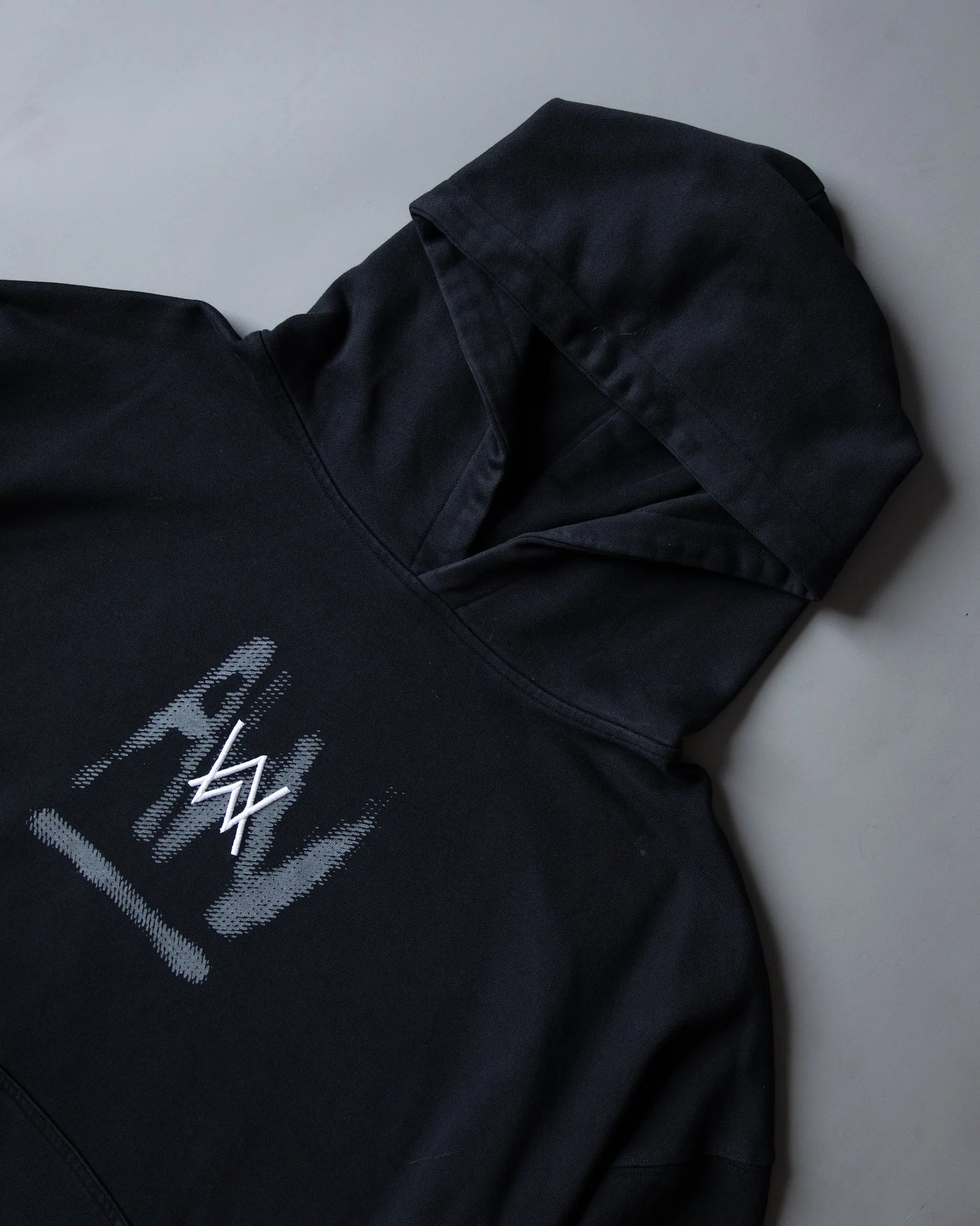 Faded Graffiti Hoodie (Black)