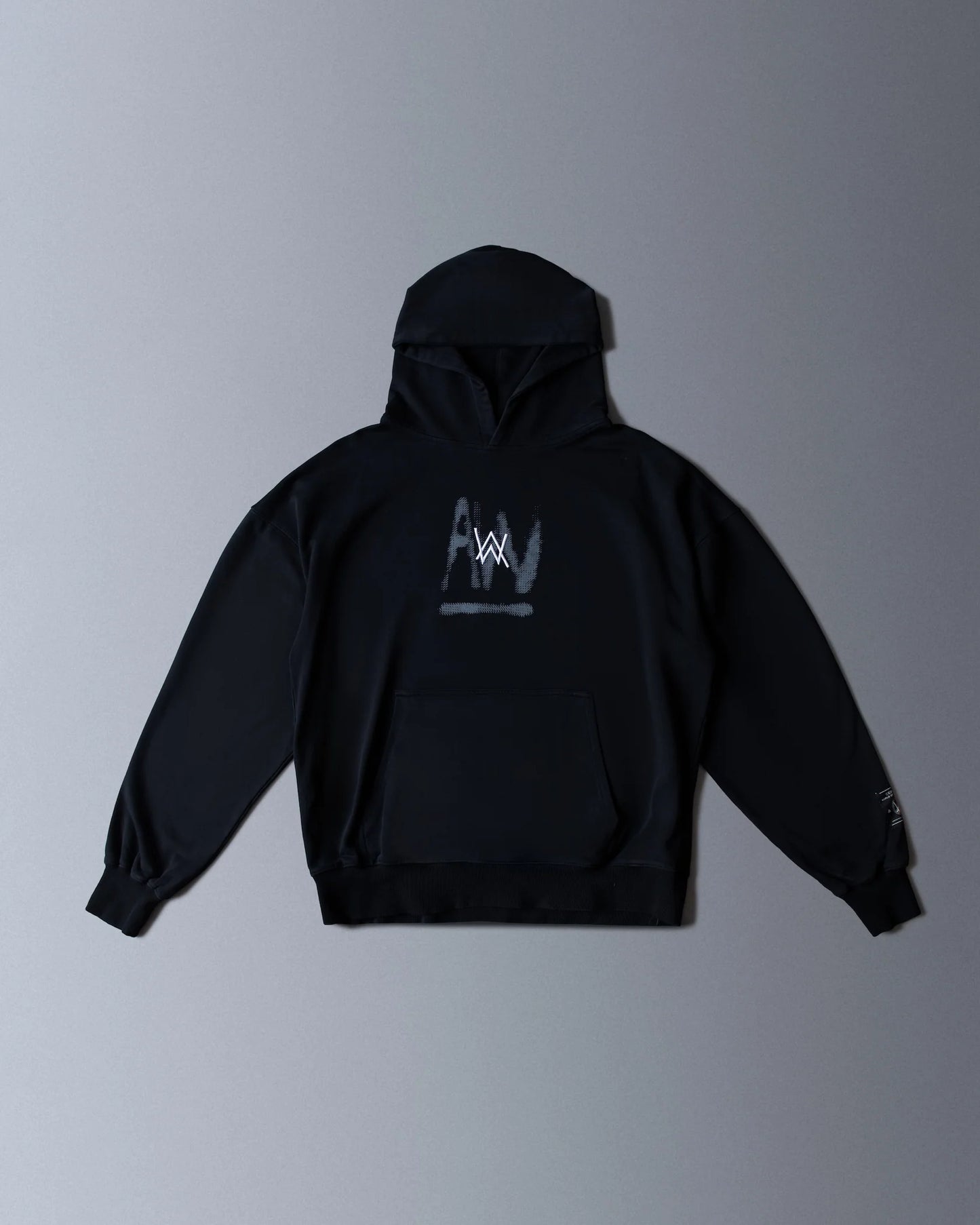 Faded Graffiti Hoodie (Black)