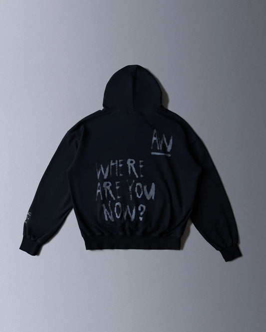 Faded Graffiti Hoodie (Black)