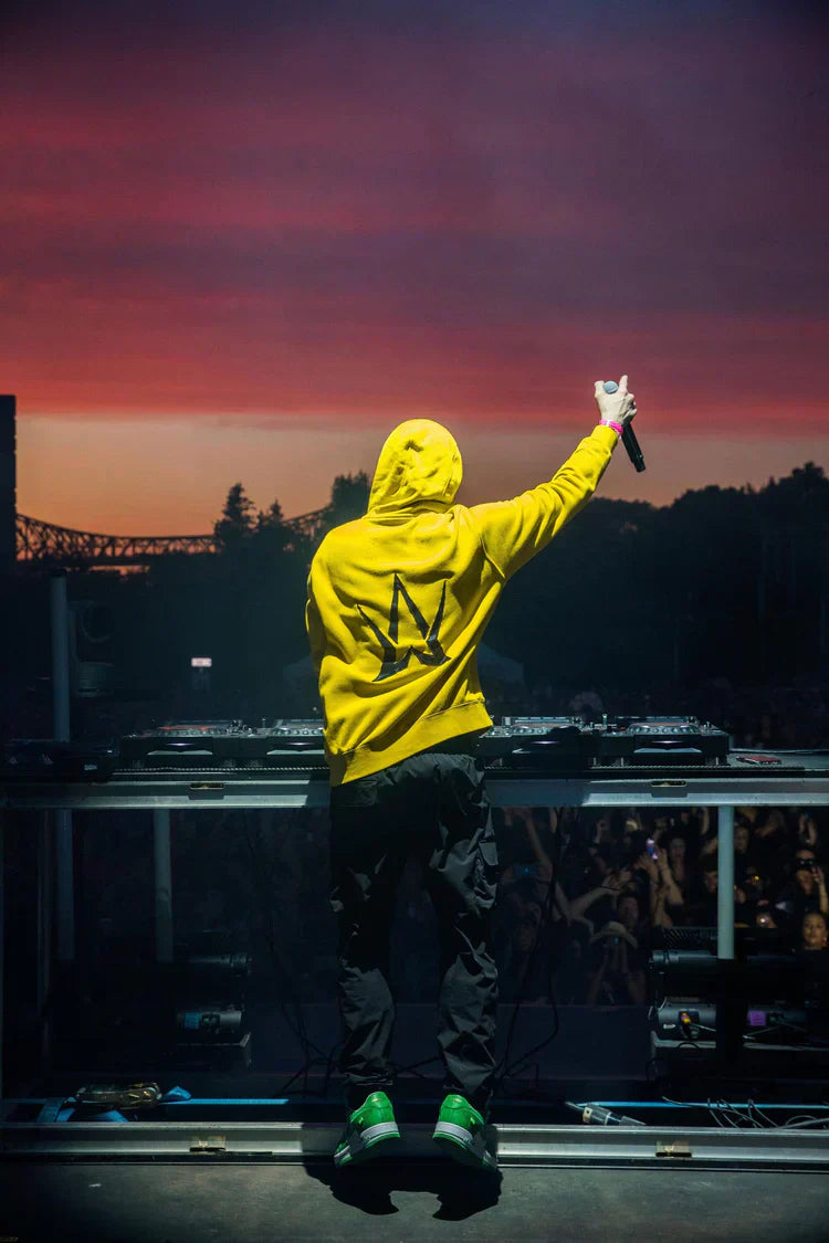 Walkerverse Stage Hoodie Yellow Alan Walker Official Merch